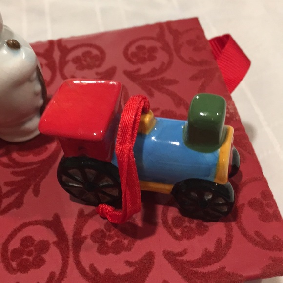 John Grossman for Gund 6 piece ceramic Christmas Ornament set. NEW Very Rare Set - Picture 12 of 15